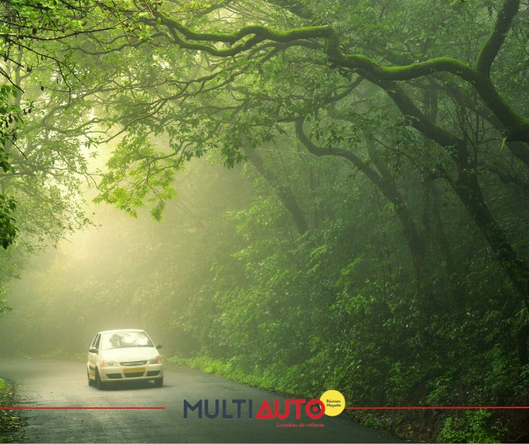 A La Réunion, sites naturels accessibles en voiture.